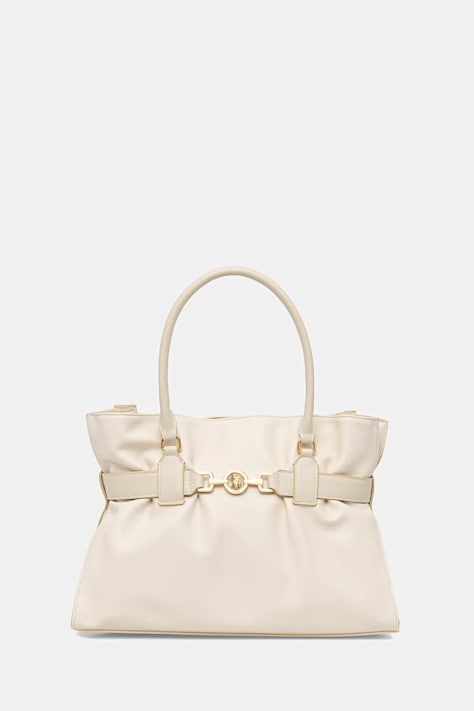 U.S. Polo Assn. torebka shopper damska JANE beżowa BEUJ09039WVP