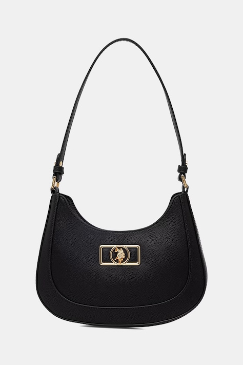 U.S. Polo Assn. torebka rogal damska z imitacji skóry JONES czarna BEUJ89081WVP
