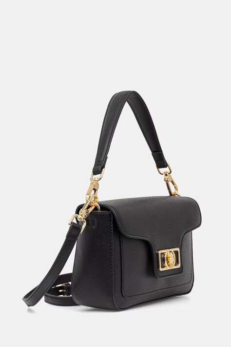 U.S. Polo Assn. listonoszka damska z imitacji skóry JONES czarna BEUJ89082WVP