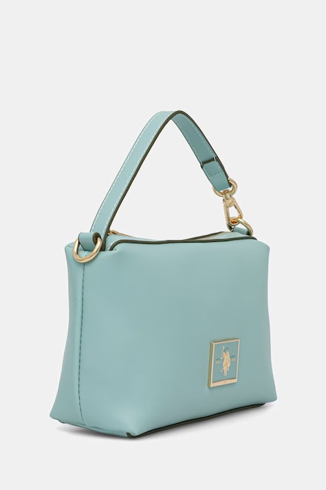 U.S. Polo Assn. сумка крос-боді жіноча зі штучної шкіри MARGARET — SS26-TOD2MF, бірюзовий — фото 5