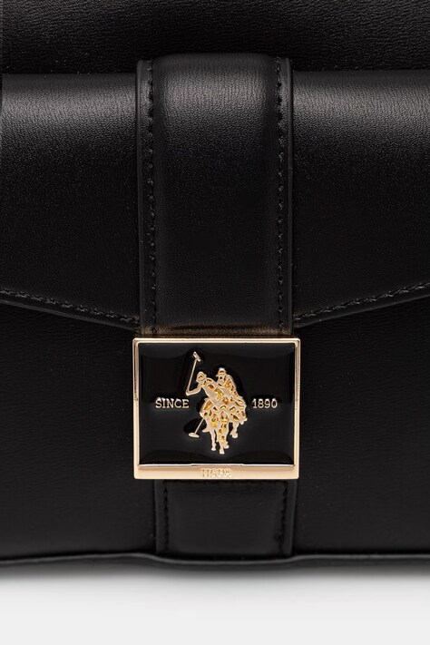 U.S. Polo Assn. сумка крос-боді жіноча зі штучної шкіри MARGARET — SS26-TOD2MG, чорний — фото 4
