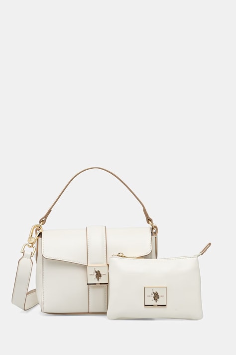 U.S. Polo Assn. torebka crossbody damska MARGARET beżowa BEUMF9047WVP