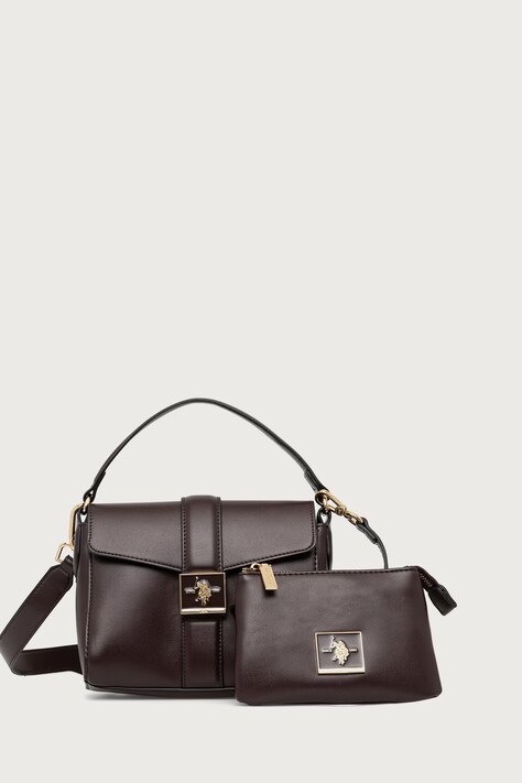 U.S. Polo Assn. Torebka crossbody damska MARGARET brązowa BEUMF9047WVP