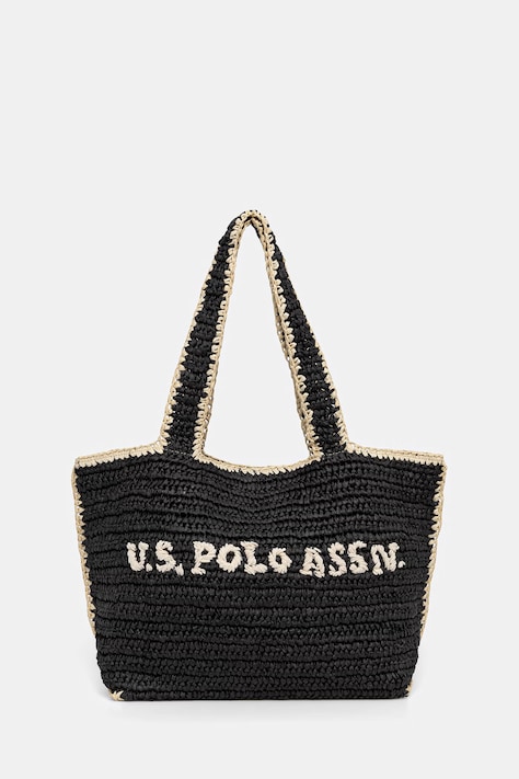 U.S. Polo Assn. torebka shopper damska SOMERSET czarna BEUO19028WL2