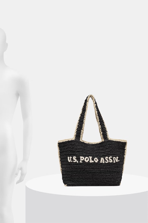 U.S. Polo Assn. сумка-шопер жіноча SOMERSET — SS26-TOD2MO, чорний — фото 6