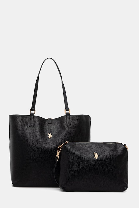 U.S. Polo Assn. torebka dwustronna ROGERSVILLE kolor czarny BEURR9097WVP