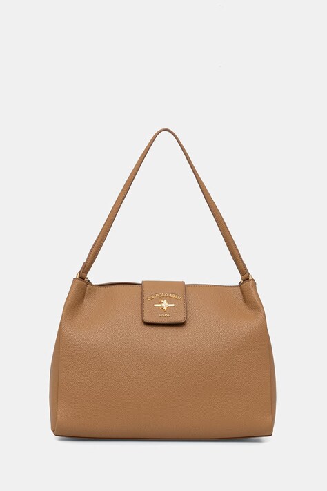 U.S. Polo Assn. torebka shopper damska STANFORD brązowa BEUSS9073WVP