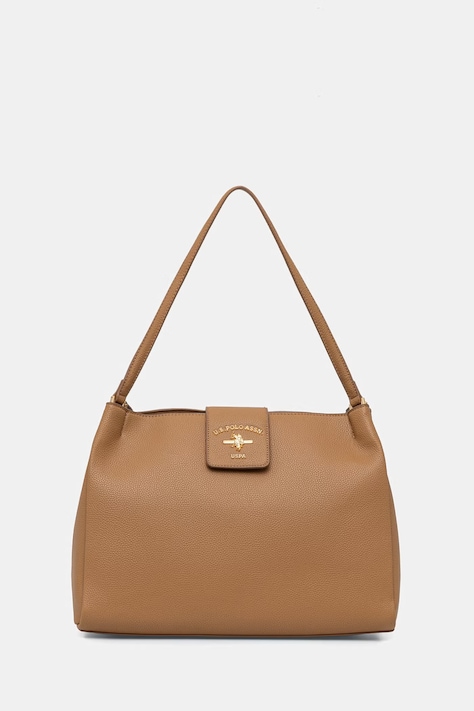 U.S. Polo Assn. torebka shopper damska STANFORD brązowa BEUSS9073WVP
