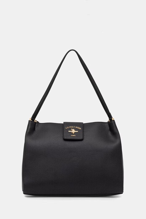 U.S. Polo Assn. torebka shopper damska STANFORD czarna BEUSS9073WVP