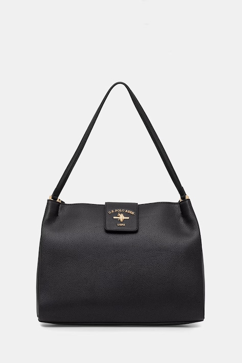 U.S. Polo Assn. torebka shopper damska STANFORD czarna BEUSS9073WVP