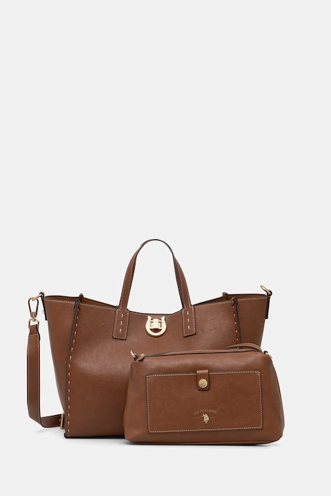 U.S. Polo Assn. poșetă MIDDLETON culoarea maro, BIU0M8869WVP