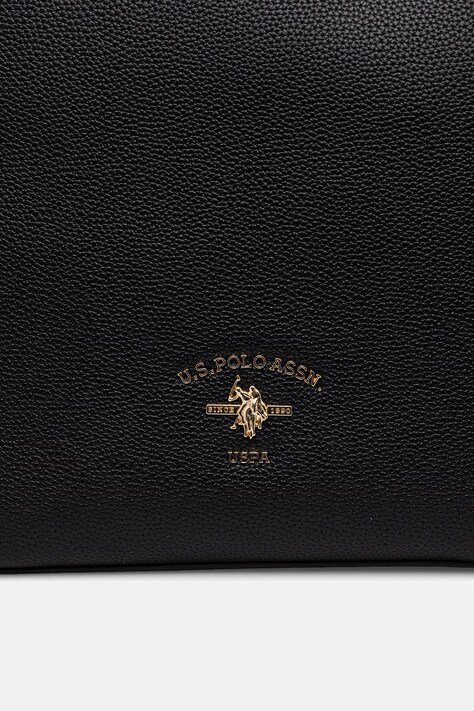 U.S. Polo Assn. сумка-шопер жіноча зі штучної шкіри — SS26-TOD2N9, чорний — фото 4