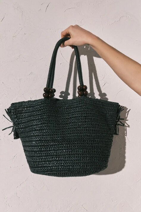 women'secret torba plażowa damska czarna 3063298