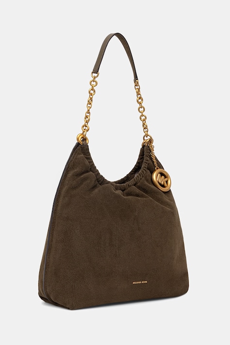 MICHAEL Michael Kors kabelka typu shopper dámska kožená hnedá 30S6A15L7S