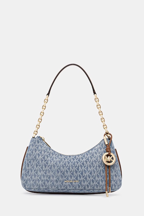 MICHAEL Michael Kors torebka jeansowa kolor niebieski 32S6GY5W6C