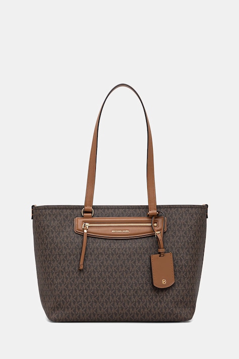 MICHAEL Michael Kors torebka shopper damska z imitacji skóry brązowa 30S6GTVT2B