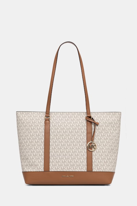 MICHAEL Michael Kors torebka shopper damska z imitacji skóry beżowa 30S6G3PT3B