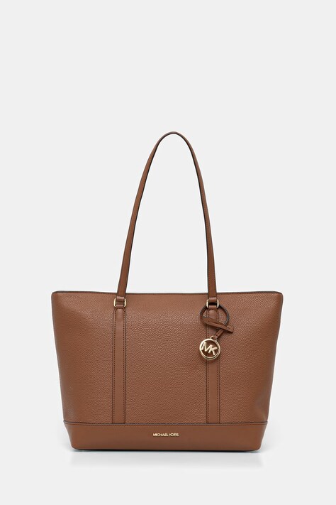 MICHAEL Michael Kors torebka shopper damska z imitacji skóry brązowa 30S6G3PT3V