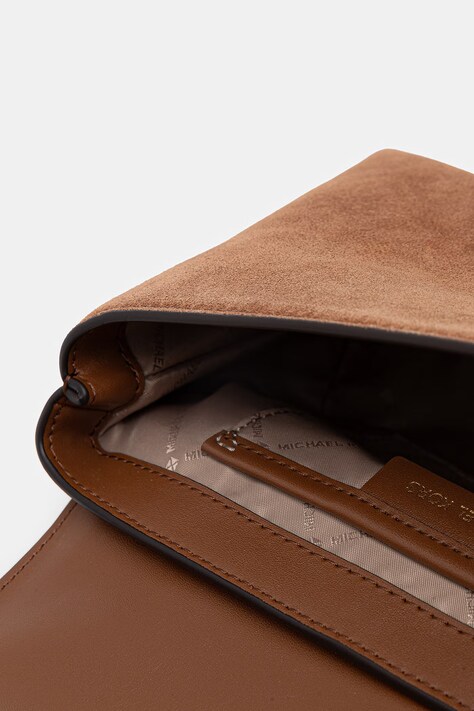 MICHAEL Michael Kors torebka zamszowa kolor brązowy 30S6A2RS2S