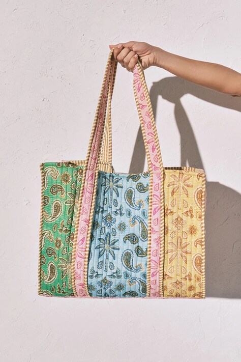 women'secret torba plażowa damska bawełniana multicolor 4383150