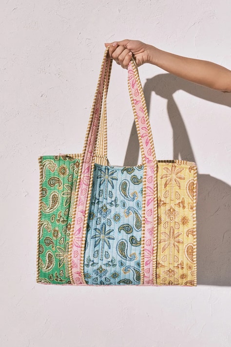 women'secret torba plażowa damska bawełniana multicolor 4383150