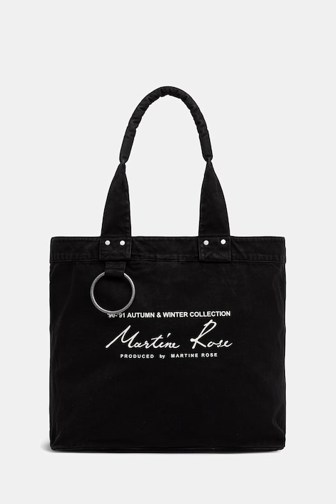 Martine Rose Bondage torebka tote damska bawełniana czarna 1207WP22001