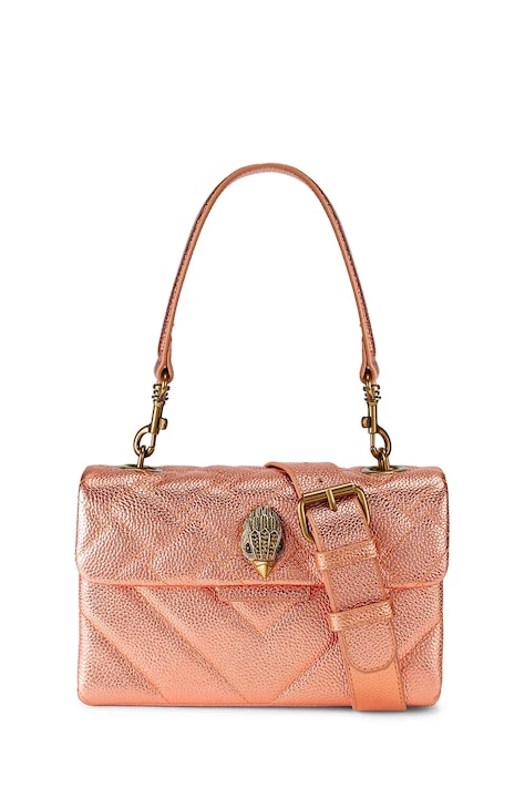 Kurt Geiger London torebka crossbody damska skórzana Kensington pomarańczowa 5599691109