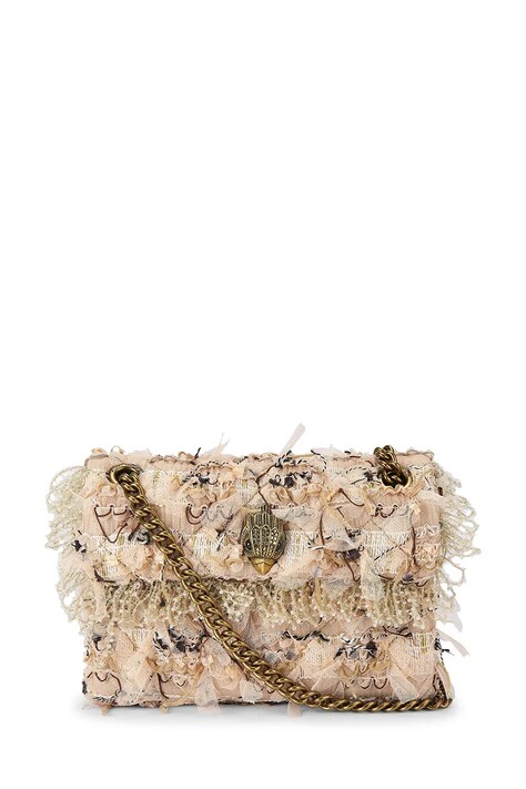 Kurt Geiger London torebka crossbody damska Kensington beżowa 5379543609