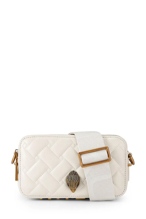Kurt Geiger London torebka crossbody damska z imitacji skóry Kensington beżowa 5579641109