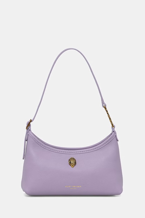 Kurt Geiger London torebka damska skórzana Kurt sling fioletowa 5586695109
