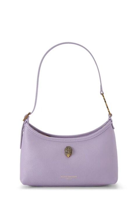 Kurt Geiger London torebka damska skórzana Kurt sling fioletowa 5586695109