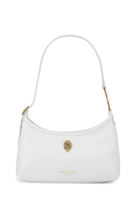 Kurt Geiger London torebka damska z imitacji skóry Kurt sling biała 5586610109