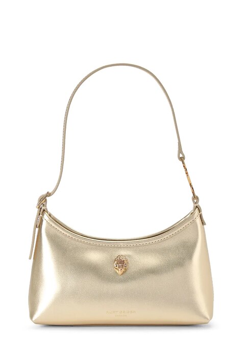 Kurt Geiger London клатч для женщин из кожи Kurt sling золотой 5586661109