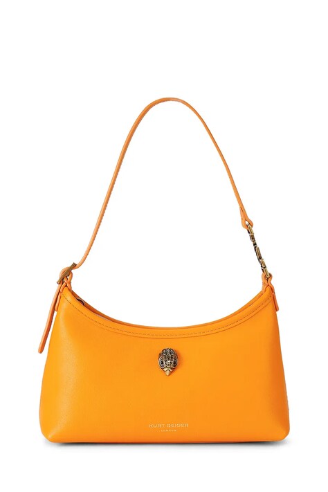 Kurt Geiger London torebka damska skórzana Kurt sling pomarańczowa 5586694109