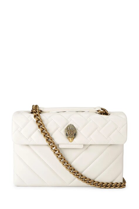 Kurt Geiger London torebka crossbody damska z imitacji skóry Kensington beżowa 5021541109