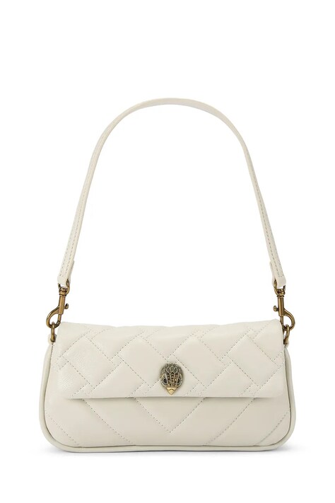 Kurt Geiger London torebka crossbody damska skórzana Pickle Shoulder Bag beżowa 5579241109