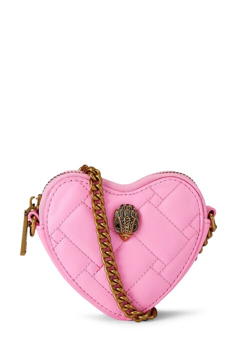 Kurt Geiger London torebka crossbody damska Micro Heart różowa 4029298999