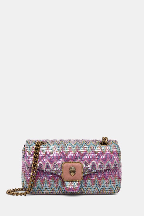 Kurt Geiger London torebka crossbody damska Pimlico fioletowa 5374899779