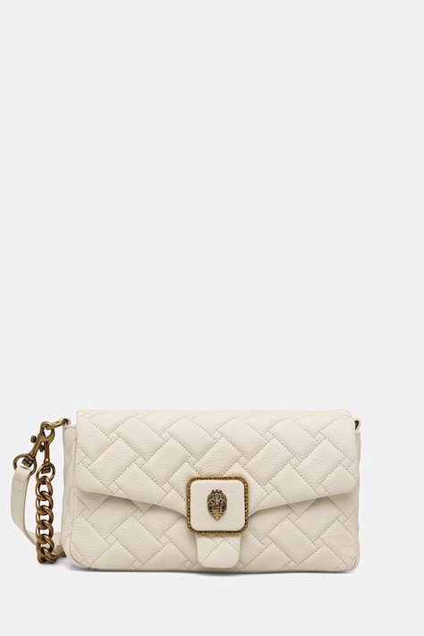 Kurt Geiger London torebka bagietka damska skórzana Pimlico beżowa 5626841109