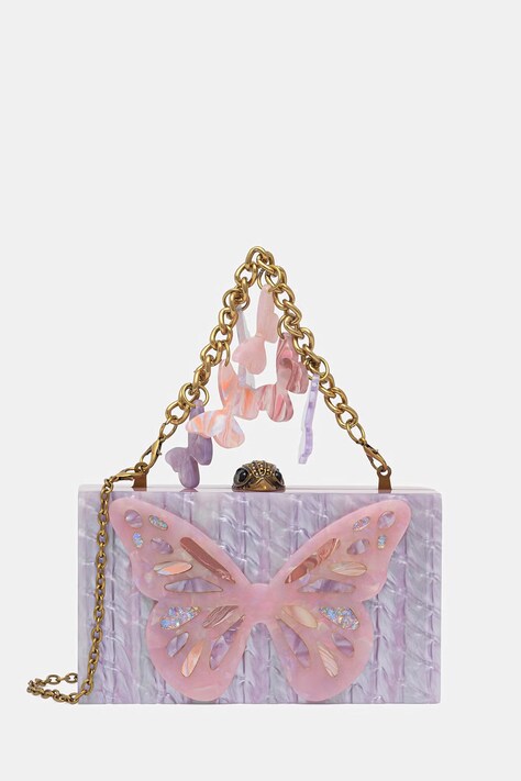 Kurt Geiger London kopertówka damska fioletowa 5569495979