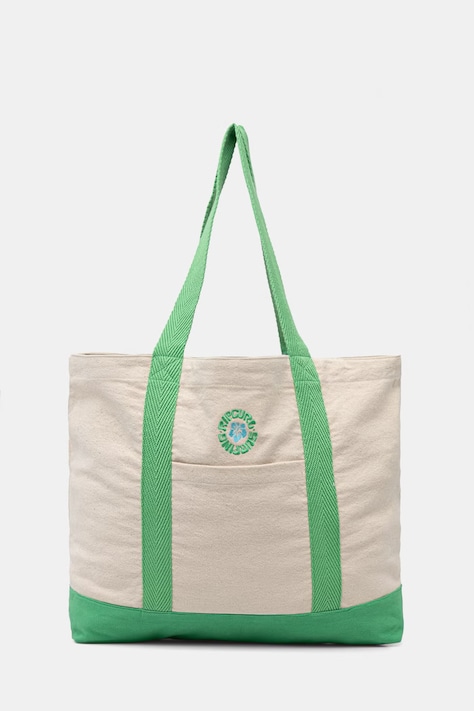 Rip Curl torebka damska bawełniana MIXED LOGO beżowa 034WSB