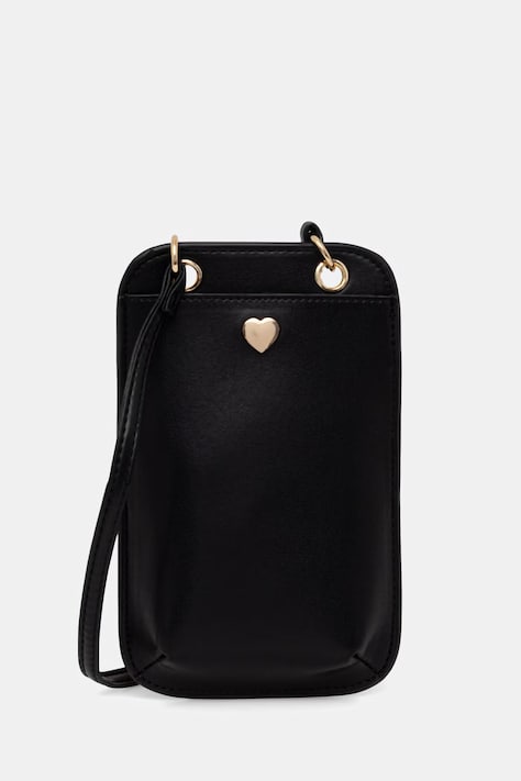 Morgan чехол для телефона для женщин из искусственной кожи чёрный 2PREPPY