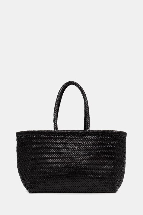 Dragon Diffusion torebka shopper damska skórzana czarna 8810
