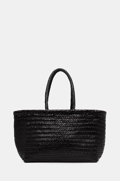 Dragon Diffusion torebka shopper damska skórzana czarna 8810