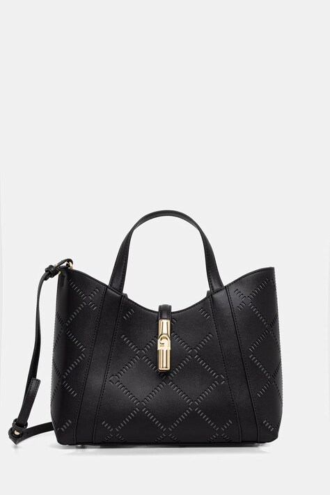 Furla kabelka dámska kožená Goccia S Tote čierna WB01789 BX3947 O6000