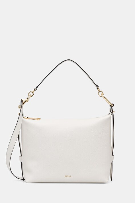 Furla torebka damska skórzana Tonie M Hobo biała WB01964 A.0023 01B00