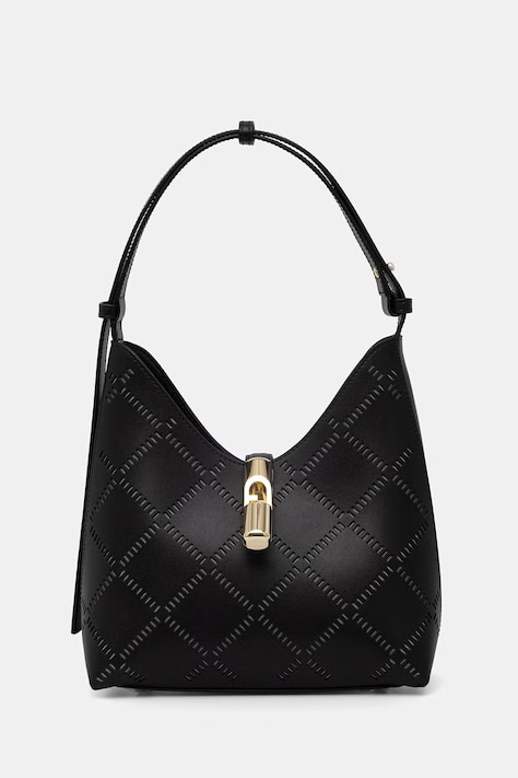 Furla torebka damska skórzana Goccia S Hobo czarna WB01979 BX3947 O6000