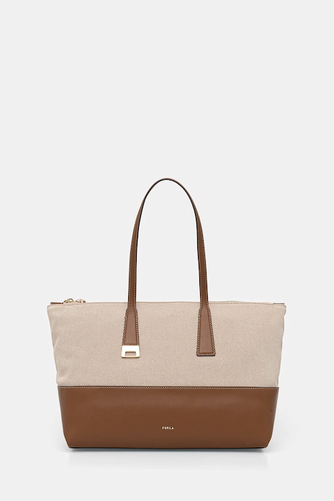 Furla torebka tote damska Olivia L Tote beżowa WB01940 BX3542 TCO00