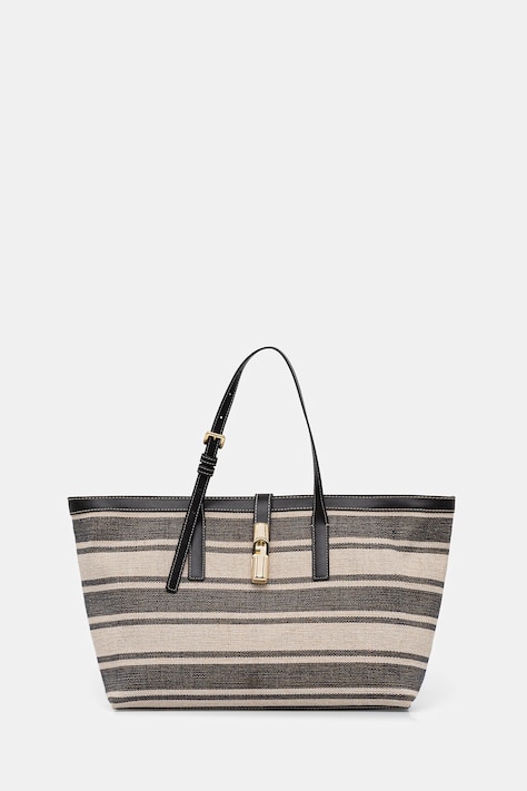 Furla torebka shopper damska Debby L Tote beżowa WB02007 BX4353 4296S