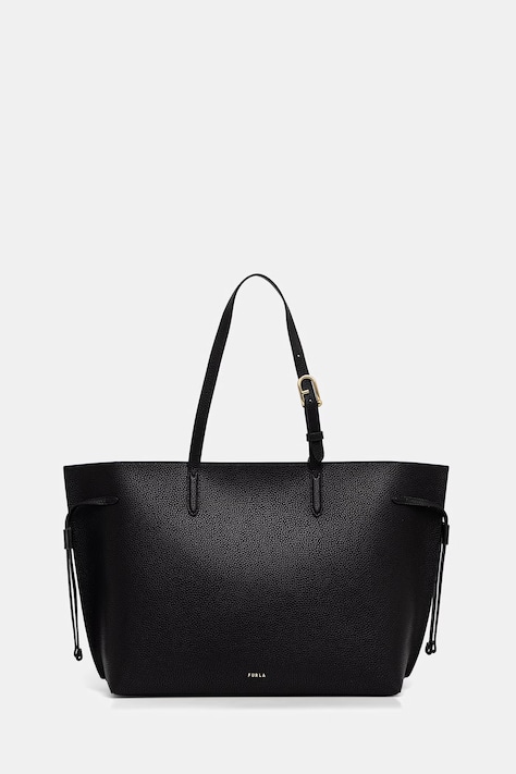 Furla torebka shopper damska skórzana Ava L Tote czarna WB02059 BX4329 3924S